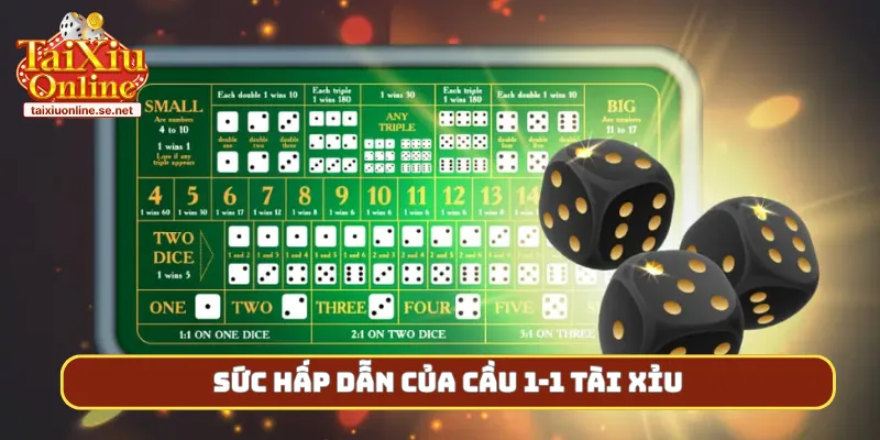 Sức hấp dẫn của cầu 1-1 tài xỉu